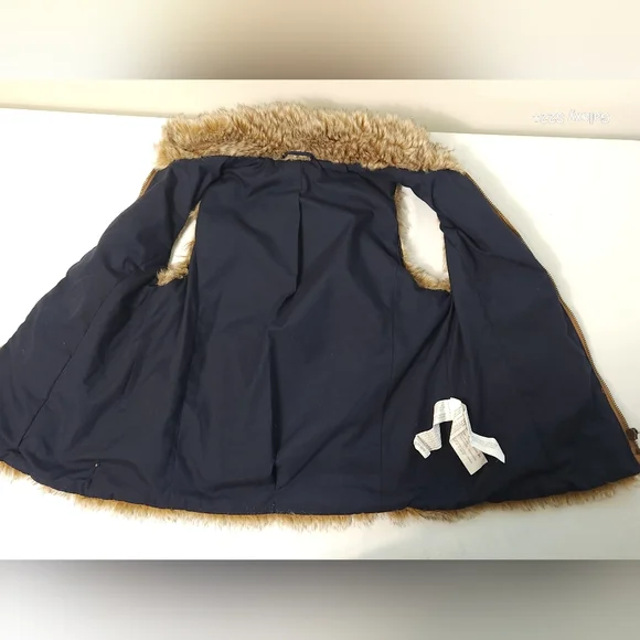 Zara Kids Tan Furry Vest Size 8.   #G13 - Picture 9 of 16